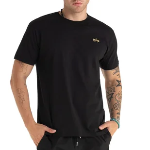 Koszulka Alpha Industries 3D Small Logo 14851103 - czarna - Koszulki męskie - miniaturka - grafika 1