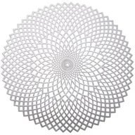 Obrusy i serwetki - Podkładka AMBITION Glamour 38 cm Srebrny (1 szt.) - miniaturka - grafika 1