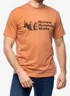 Czapki męskie - Koszulka bawełniana Marmot MMW Tee S/S - sunburn - miniaturka - grafika 1