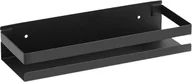 Półki łazienkowe - Delvant DELVANT BANO WISZĄCA PÓŁKA ŁAZIENKOWA CZARNA 50 CM - miniaturka - grafika 1