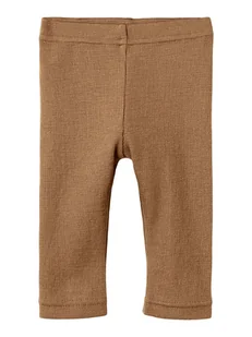 Lil Atelier Legginsy w kolorze jasnobrązowym - Spodenki dla niemowląt - miniaturka - grafika 1