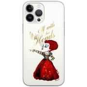 Etui i futerały do telefonów - Etui Disney dedykowane do Iphone 12 PRO MAX, wzór: Alicja i Przyjaciele 002 Etui częściowo przeźroczyste, oryginalne i oficjalnie licencjonowane - miniaturka - grafika 1