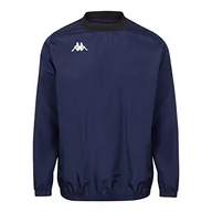 Bluzy męskie - Kappa Męska bluza Gaggio Sweat niebieski niebieski morski l - miniaturka - grafika 1