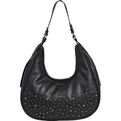 Pepe Jeans Damska torba Nadia Cluster Bag, czarna (czarna), jeden rozmiar, czarny (czarny), Rozmiar Uniwersalny