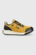 Buty trekkingowe męskie - Fila buty Hikebooster Low męskie kolor beżowy - miniaturka - grafika 1