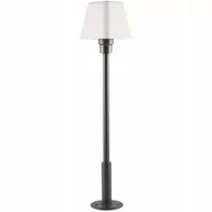 Lampy ogrodowe - Sanico Giza 312280 lampa stojąca ogrodowa 1x12W E27 IP44 czarna / biała - miniaturka - grafika 1
