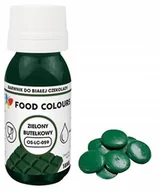Dodatki do ciast w proszku - BARWNIK OLEJOWY DO MAS TŁUSTYCH CZEKOLADY ZIELEŃ BUTELKOWA 18 ml - miniaturka - grafika 1