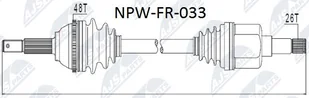 Wał napędowy NTY NPW-FR-033 - Układ napędowy - akcesoria - miniaturka - grafika 1