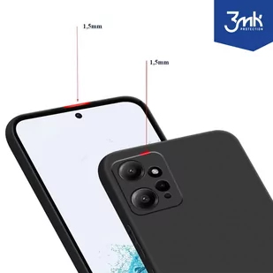 Etui matowe Odporne na telefon obudowa 3mk Matt Case do Xiaomi Redmi Note 12 4G Black - Etui i futerały do telefonów - miniaturka - grafika 4