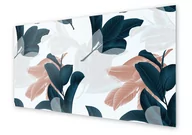 Dekoracje domu - Panel kuchenny HOMEPRINT Liście zielono brązowe 125x50 cm - miniaturka - grafika 1