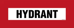 BC110 HYDRANT, FN - FOLIA SAMOPRZYLEPNA; (540X210MM) - Systemy ekspozycyjne i znaki informacyjne - miniaturka - grafika 1