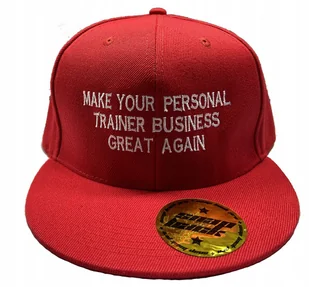 CZAPKA PROSTY DASZEK HAFT MAKE YOUR TRAINER GREAT AGAIN - Czapki i chusty sportowe męskie - miniaturka - grafika 1