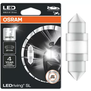 Ledriving Sl 31Mm C5W White 6000K - Żarówki samochodowe - miniaturka - grafika 1