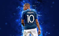 Podkładki pod mysz - PODKŁADKA POD MYSZ Z Nadrukiem 22x18 cm Kylian Mbappe Tekst Prezent - miniaturka - grafika 1