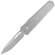 Noże - Nóż grawitacyjny Remette Swordfish Titanium / Yellow Green Carbon Fiber, Pearlescent M390 (ZL101B2) - miniaturka - grafika 1
