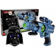 Zabawki militarne - Pistolet laserowy + maska wojownika kosmosu Leantoys - miniaturka - grafika 1