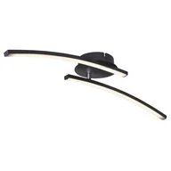 Lampy sufitowe - Globo Lighting Plafon LAMPA sufitowa TANSY 67129-12 metalowa OPRAWA listwy LED 12W 3000K-6000K ruchome czarne 67129-12 - miniaturka - grafika 1