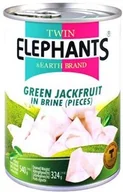 Warzywa w marynacie - Zielony jackfruit w słonej zalewie 24 x 540g (cały karton) - Twin Elephants & Earth Brand - miniaturka - grafika 1