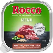 Mokra karma dla psów - Rocco Megapakiet Menu 27 x 300 g Wołowina i jagnięcina - miniaturka - grafika 1