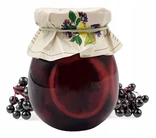 Ogródek Dziadunia Owoce w Syropie Cytrynki z Czarnym Bzem 270g - Konfitury, marmolady, powidła - miniaturka - grafika 1