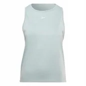 Koszulki i topy damskie - REEBOK - TOP DAMSKI - YOGA LONG TANK HN4355 koszulka MIĘTOWA - miniaturka - grafika 1