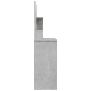 Lumarko Toaletka z lustrem, betonowa szarość, 86,5x35x136 cm - Toaletki - miniaturka - grafika 9