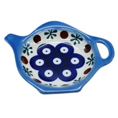 Świeczniki - Ceramiczna podstawka na herbatę Ceramika Bolesławiec - miniaturka - grafika 1