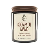 Świece - Sojowa świeca zapachowa - Kocham Cię Mamo - 190g - Bosphaera - miniaturka - grafika 1