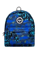 Plecaki - HYPE UNISEX niebieski Tyler Camo Crest PLECAK, Czarny/niebieski, Jeden rozmiar, Casual - miniaturka - grafika 1