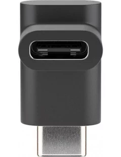 Goobay 55556 przejściówka USB C Czarny, Adapter - Adaptery i przejściówki - miniaturka - grafika 1