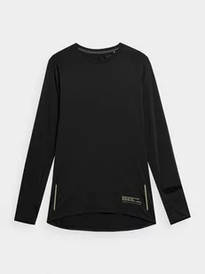 4F Koszulka sportowa w kolorze czarnym - Koszulki sportowe męskie - miniaturka - grafika 1