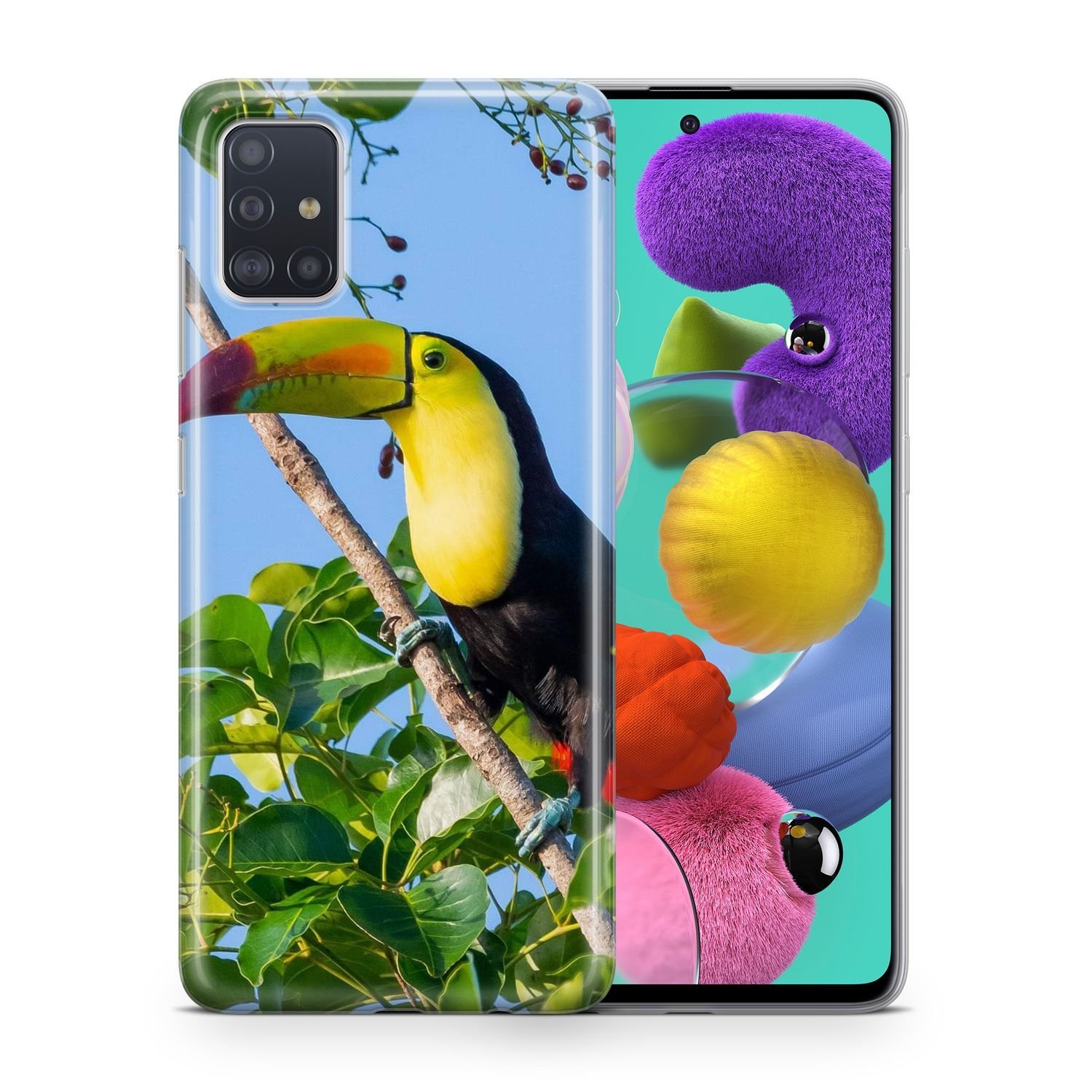 Etui na telefon komórkowy Pokrowiec ochronny na Huawei P20 Lite 2019 Etui Pokrowiec Torba Zderzak TPU, Model: Huawei P20 Lite 2019, Wybierz wzór: Tucan