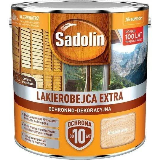 Sadolin Lakierobejca Extra bezbarwna 2 5 l