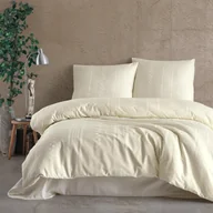 Pościel - Pościel 180x200 satyna bawełniana Capital Ecru Exclusive - miniaturka - grafika 1