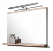 Lustra - Lustro z półką i lampą LED, DOMTECH, dąb sonoma, 60x50x12 cm - miniaturka - grafika 1