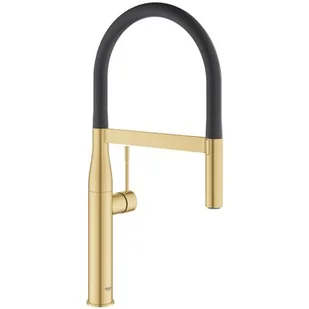 Grohe Essence Bateria kuchenna z wyciąganą wylewką brushed cool sunrise 30294GN0 - Baterie kuchenne - miniaturka - grafika 1