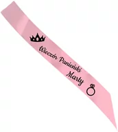 Wieczór panieński i kawalerski - Szarfa personalizowana z imieniem na Wieczór Panieński - 140 cm - 1 szt. - miniaturka - grafika 1