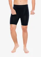 Majtki męskie - Bokserki termoaktywne Smartwool Intraknit 6 Boxer Brief Boxed - black/charcoal - miniaturka - grafika 1
