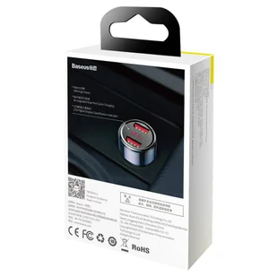 Baseus Baseus Magic Series Dual QC - ładowarka samochodowa Quick Charge 3.0 2x USB 45W 6A niebieski (CCMLC20A-03) hurtel-50576-0 - Ładowarki samochodowe - miniaturka - grafika 38