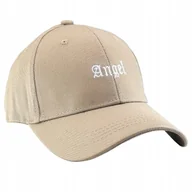 Czapki i chusty sportowe męskie - Czapka z Daszkiem Męska Damska Bejsbolówka Uniwersalna Regulowana Beżowy - miniaturka - grafika 1