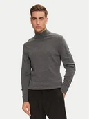 Swetry męskie - Calvin Klein Sweter Superior K10K110424 Szary Regular Fit - miniaturka - grafika 1