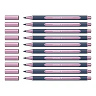 Pióra kulkowe - Schneider ML05001121 Metallic Rollerball długopis (grubość kreski 0,4 mm, tusz wysokometaliczny, szybkoschnący, obudowa z 88% biologicznego tworzywa sztucznego) 10 sztuk w kolorze różowym metalicznym - miniaturka - grafika 1