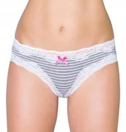Majtki damskie - LAMA Figi Damskie Bikini SZARE r. L, 2 szt. - miniaturka - grafika 1