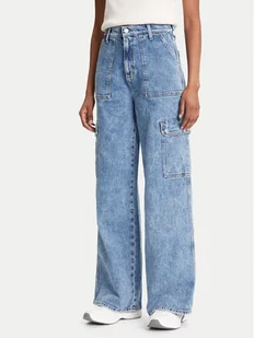 Tommy Jeans Jeansy Claire DW0DW20479 Niebieski Wide Leg - Spodnie damskie - miniaturka - grafika 1