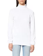 Swetry damskie - Trigema Damski sweter z golfem 585010, biały (biały 001), 44 (rozmiar producenta: L) - miniaturka - grafika 1