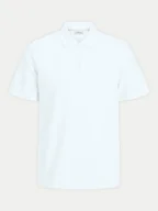 Koszulki męskie - Jack&Jones Polo Benja 12269338 Biały Regular Fit - miniaturka - grafika 1