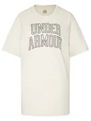 Koszulki i topy damskie - Under Armour T-Shirt Ua Rival Campus 6007883 Écru Oversize - miniaturka - grafika 1
