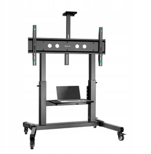 ONKRON Mobile TV Stand Rolling TV Cart for 50 to 100-Inch Screens up to 120 kg black - Uchwyty do telewizora - miniaturka - grafika 1