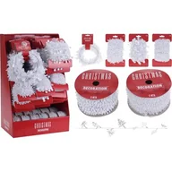 Ozdoby bożonarodzeniowe - Girlanda biała 5 m mix - miniaturka - grafika 1