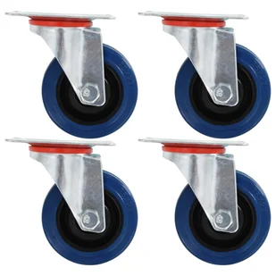VidaXL 24 skrętne kółka, 75 mm 278079         VidaXL - Kółka i bloczki - miniaturka - grafika 1